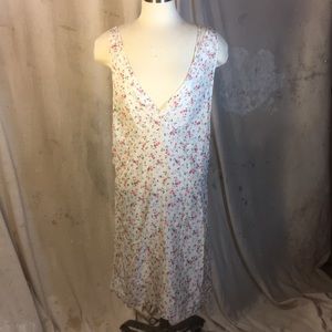 R13 Asymmetrical floral midi dress